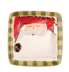 Vietri Old St. Nick Square Salad Plates