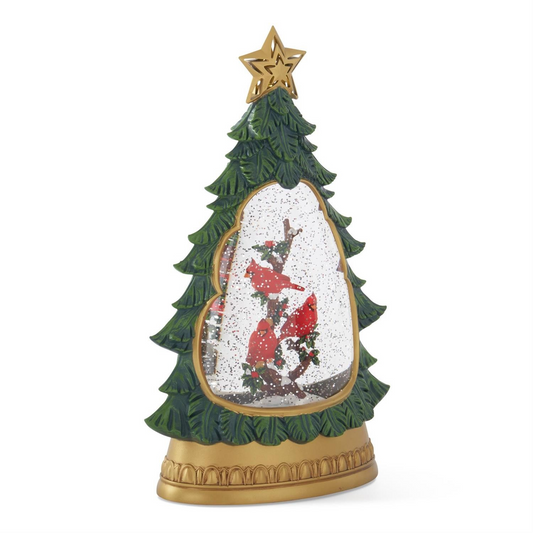 Red Bird Light-up  Snow Globe