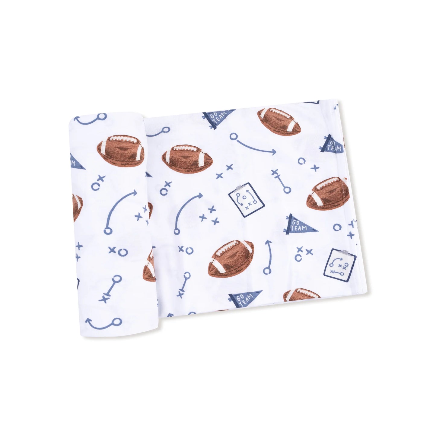 Touchdown Time Swaddle Blanket