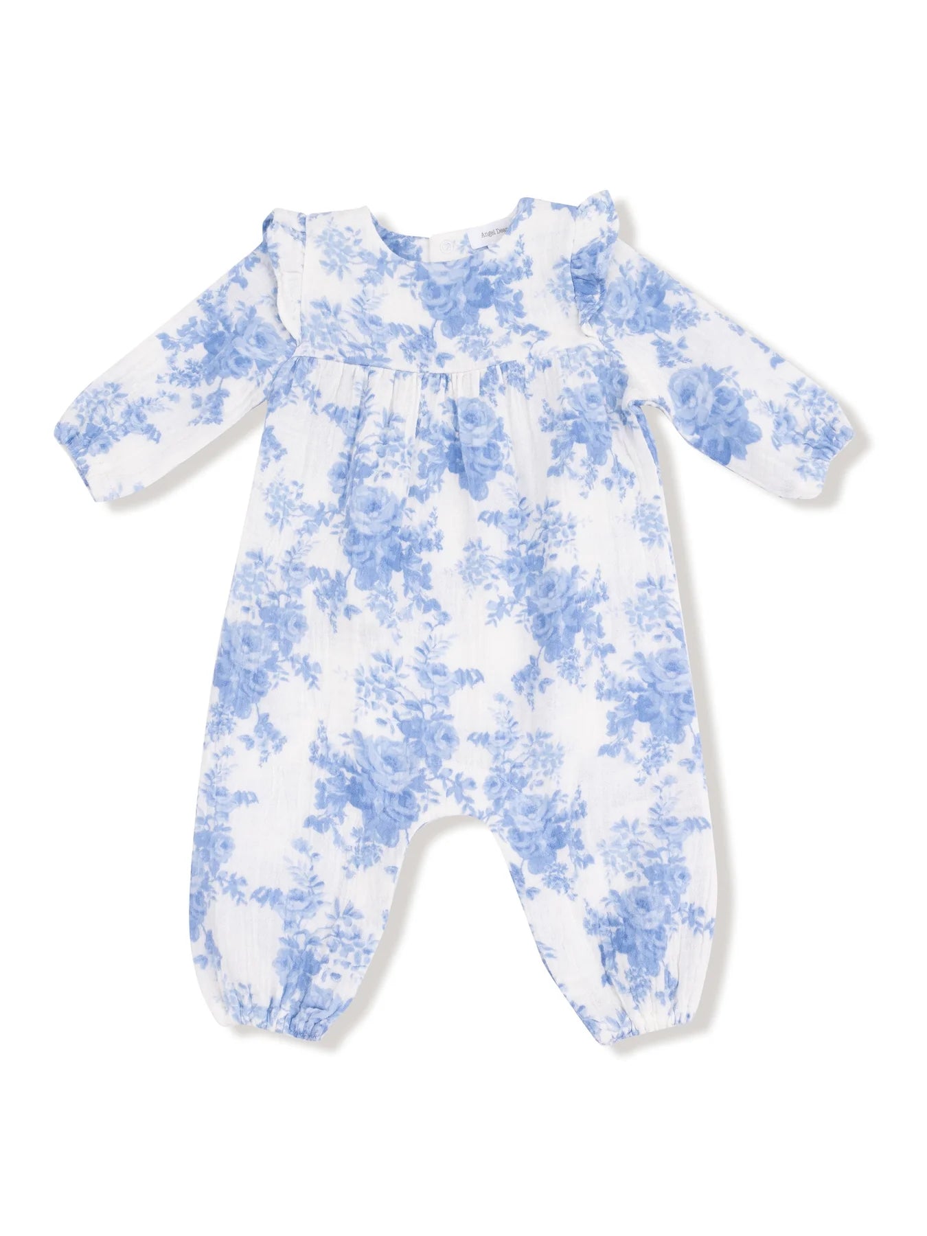Dream Cottage Floral Blue Romper