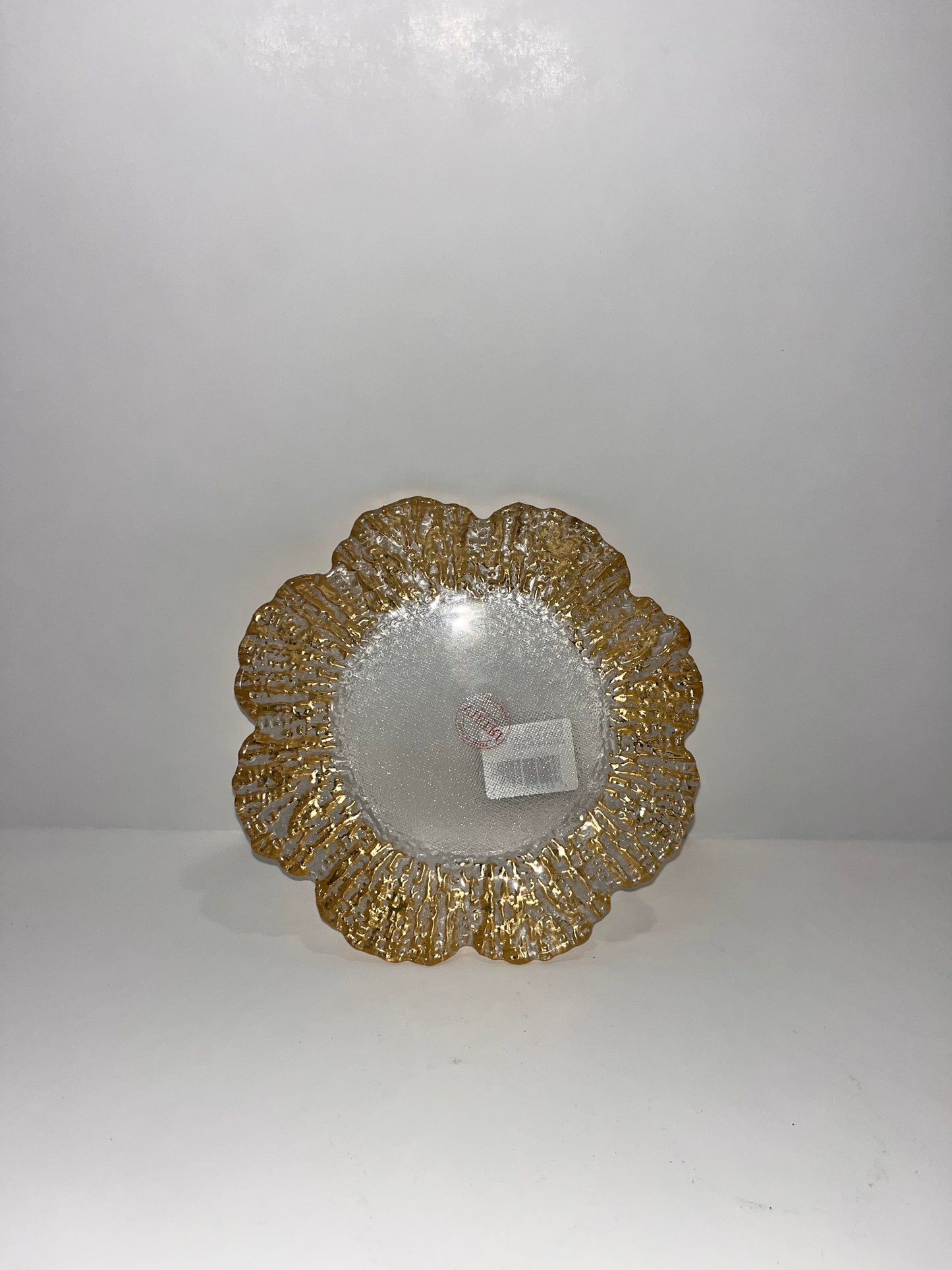 Vietri Canape Gold Plate