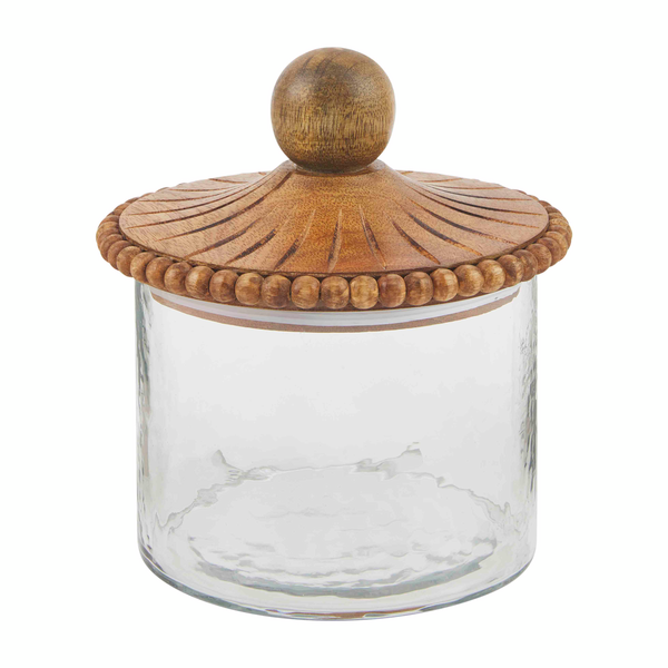 Beaded Glass Canister Set
