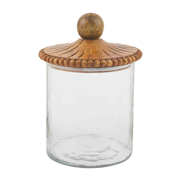 Beaded Glass Canister Set