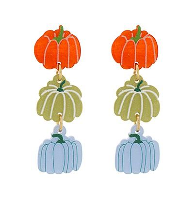 Pumpkin Stack Earrings