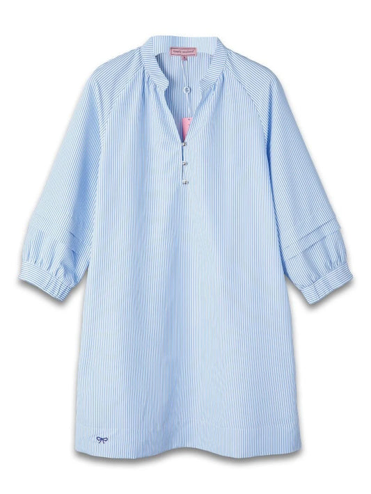 Simply Southern Blue & White Stripe Mini Dress