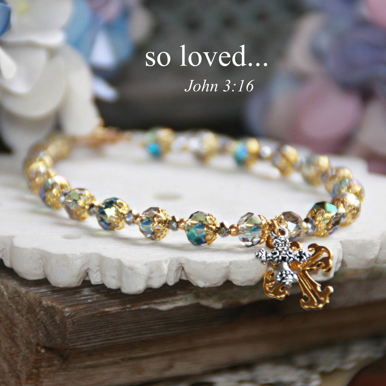 So Loved...Scripture Bracelet