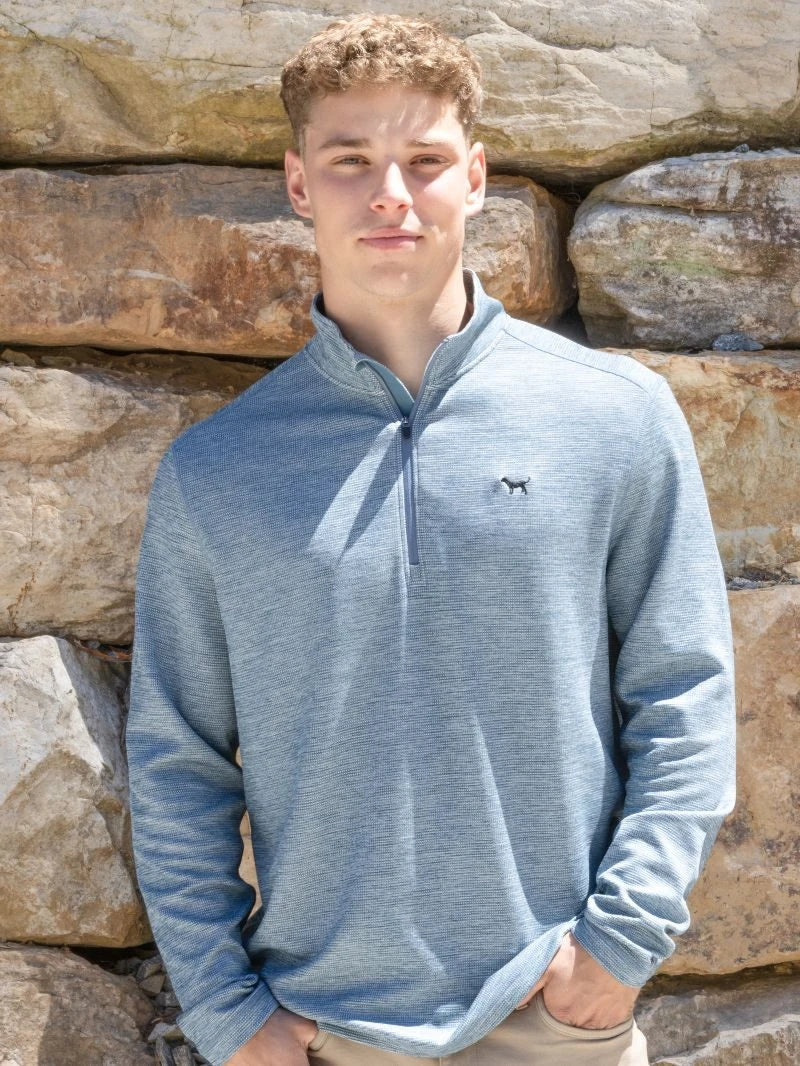 Denim Heather Quarterzip