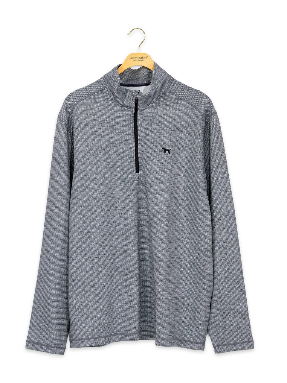 Gray Heather Quarterzip