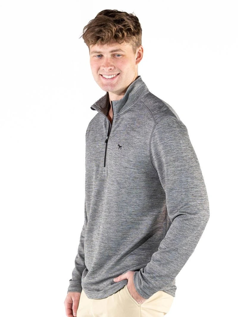 Gray Heather Quarterzip