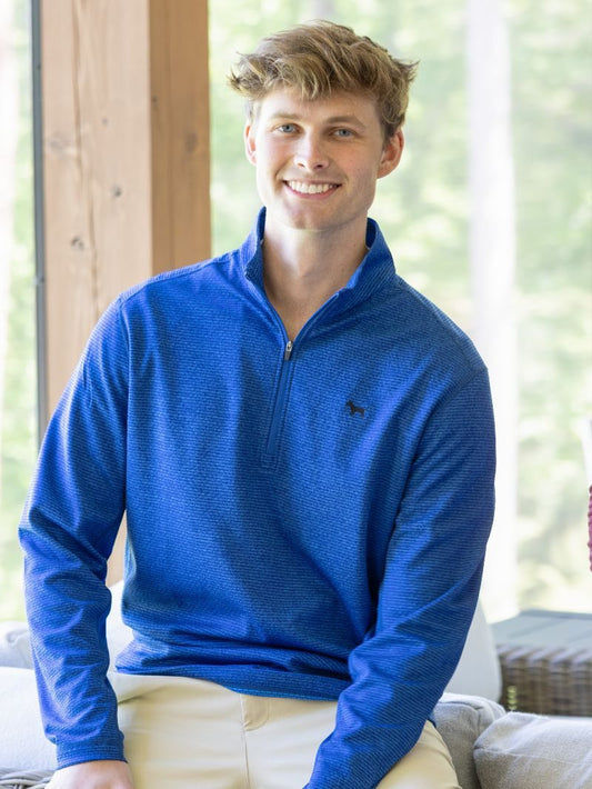 Midnight Blue Tech Quarterzip