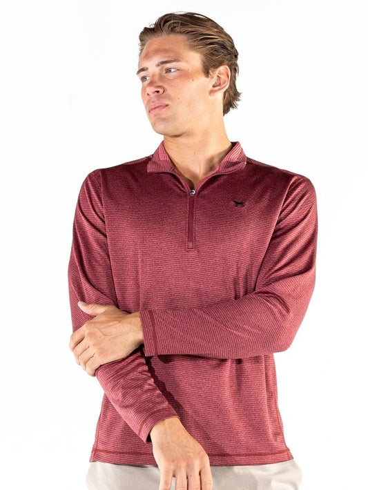 Maroon Tech Quarterzip