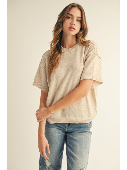 Oatmeal Light Weight Sweater