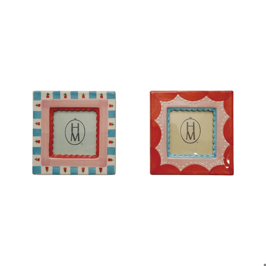 Square Stoneware Photo Frame