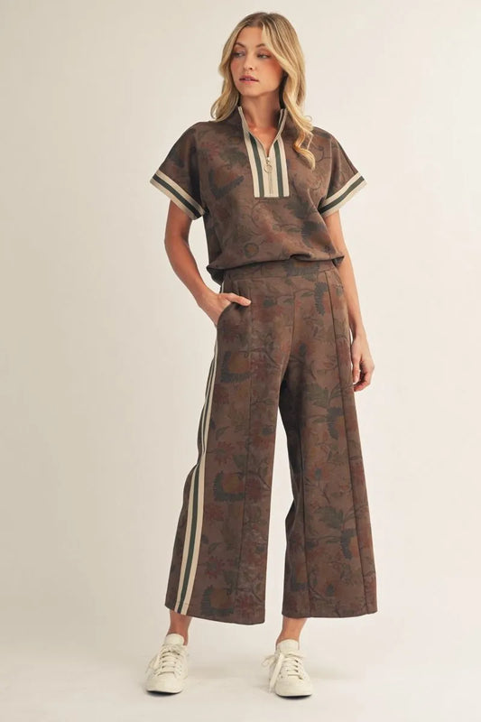Maple and Mocha Pant Suit