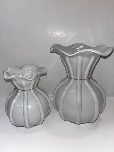 Mudpie White Vase