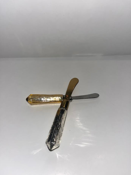 Jeweled Toned Round Spreader