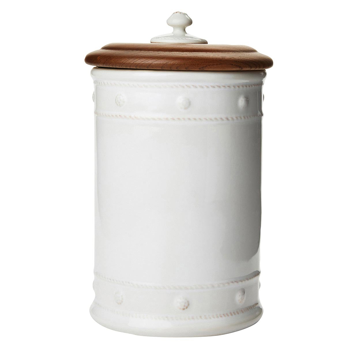 Berry & Thread 10" Canister with Wooden Lid