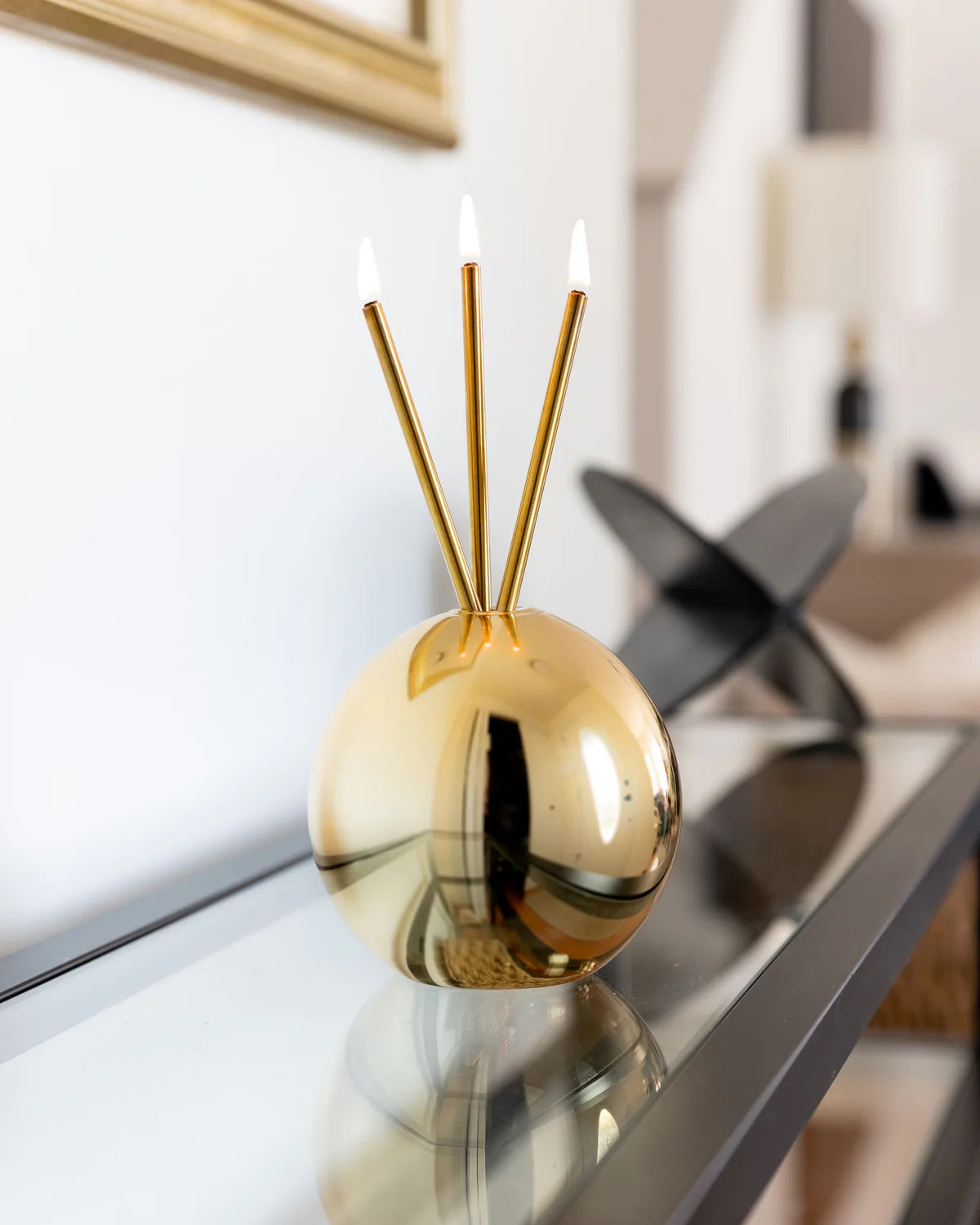 Neva Gold Metallic Vase for Everlasting Candles