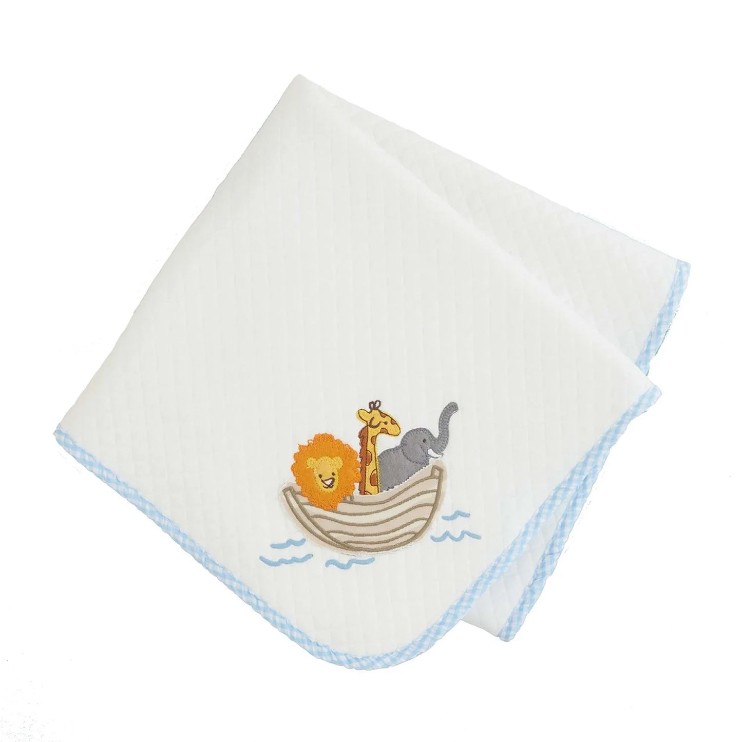 Mudpie Pointelle Blanket -  Noah's Ark