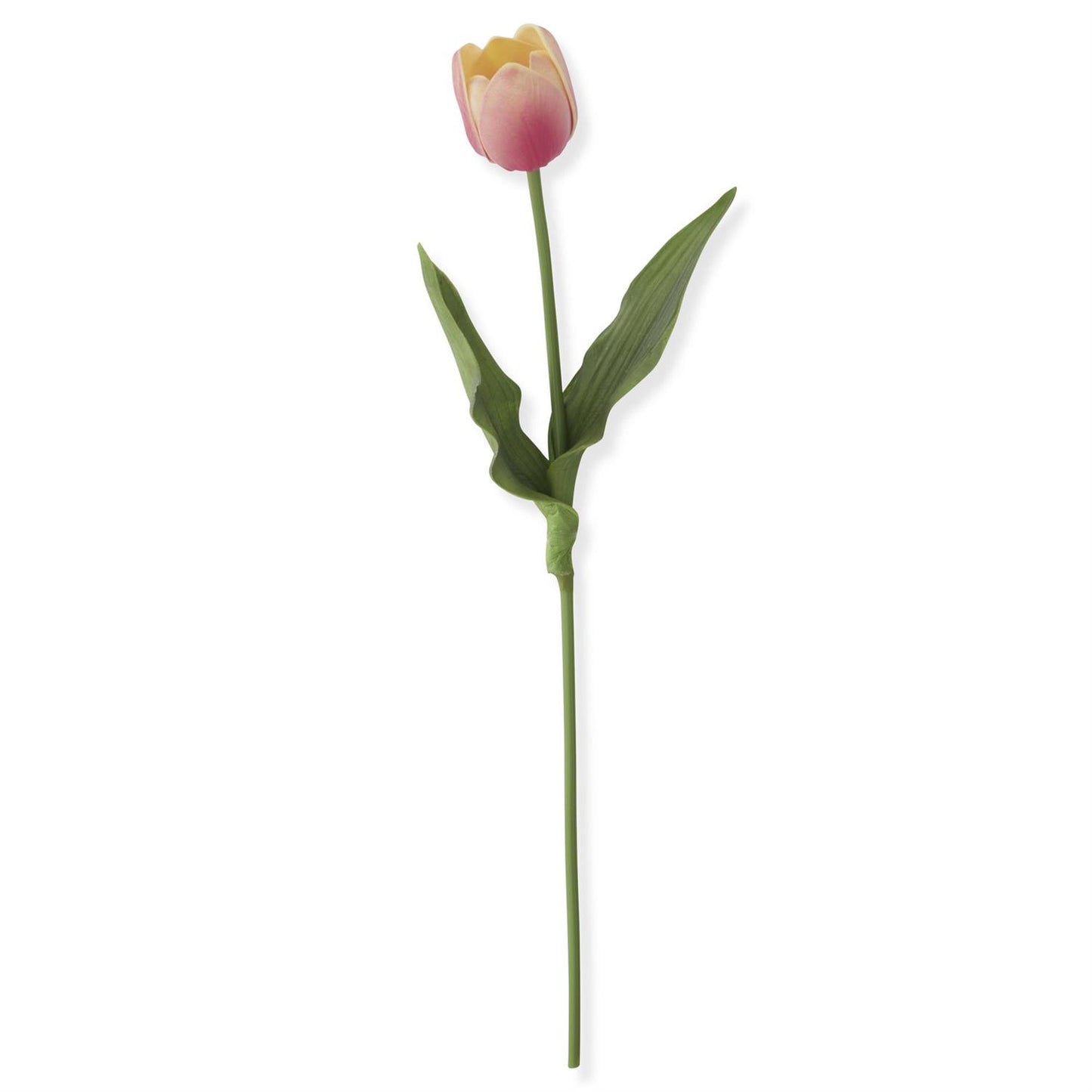 18.5 Inch Mauve & Yellow Real Touch Tulip Stem