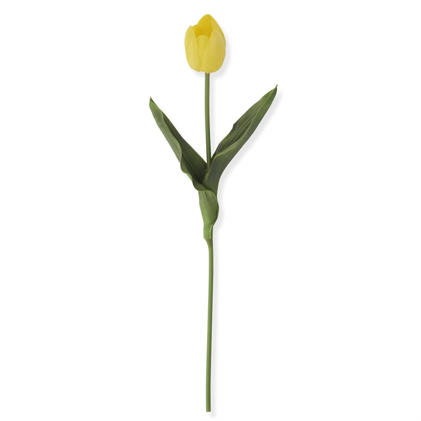 13 inch Yellow Real Touch Parrot Tulip