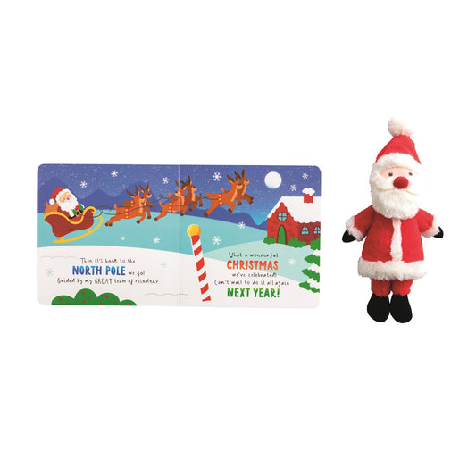 Santa Book With Plush