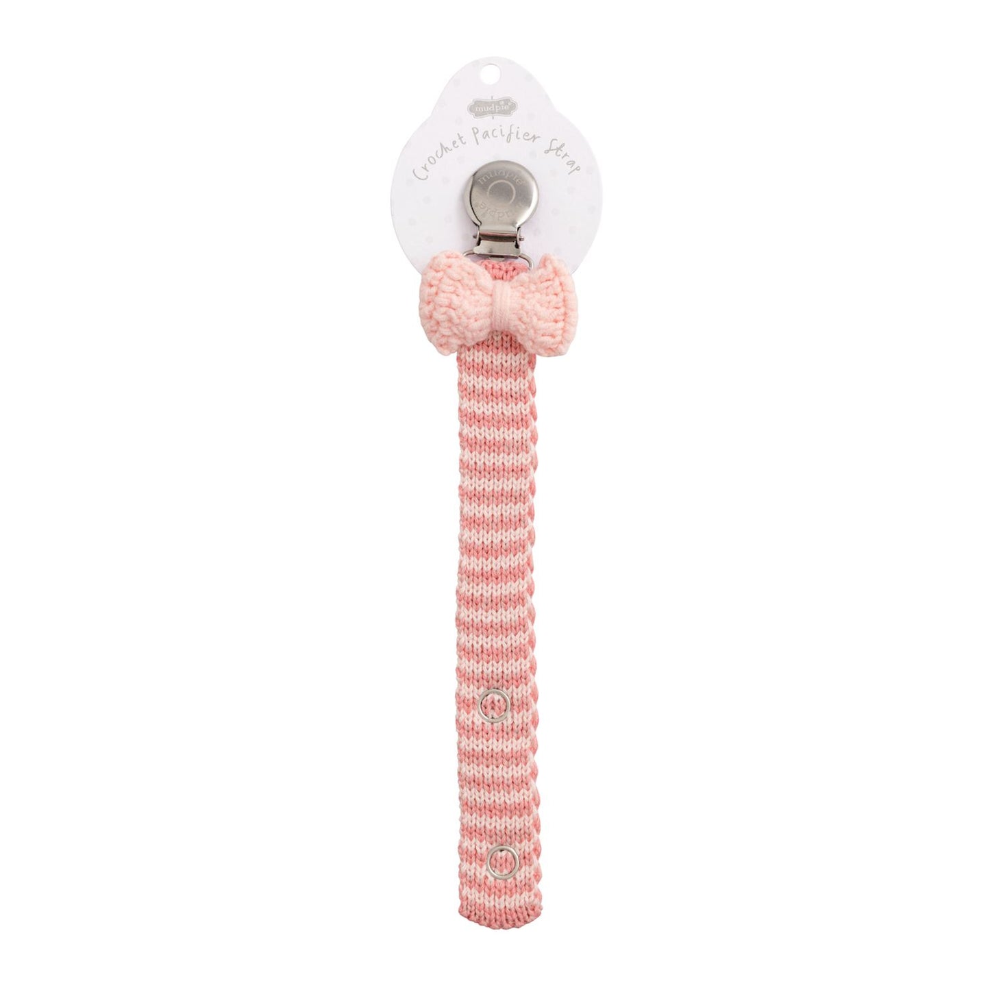 Light Pink Bow Paci Clip