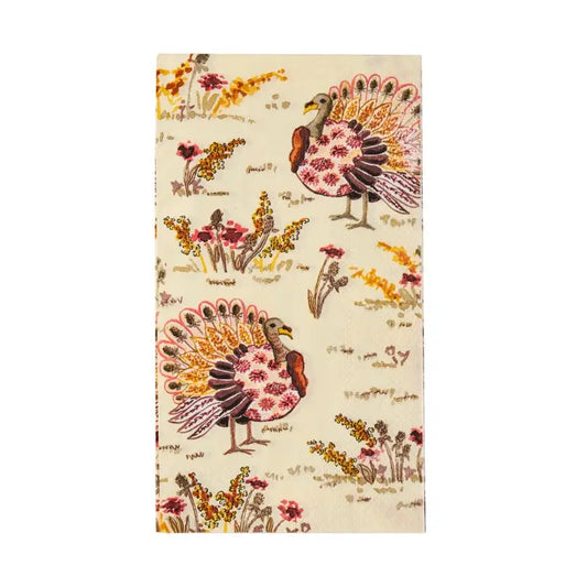 Autumn Harvest Turkey Guest Towels