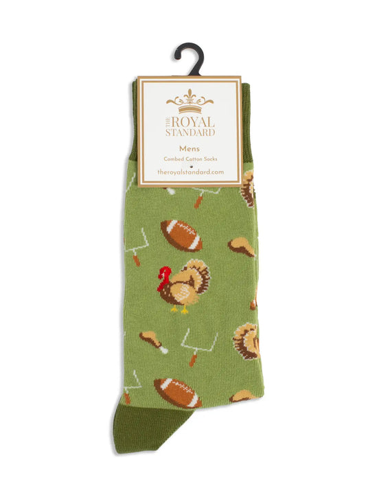 Men's Thanksgiving Football Socks