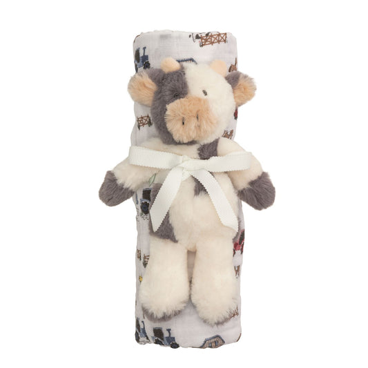 FARM SWADDLE AND RATTLE