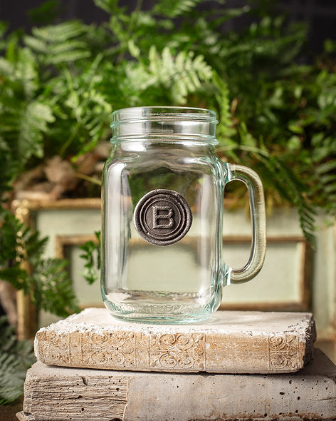Southern Jubilee Mason Jar w/Initial