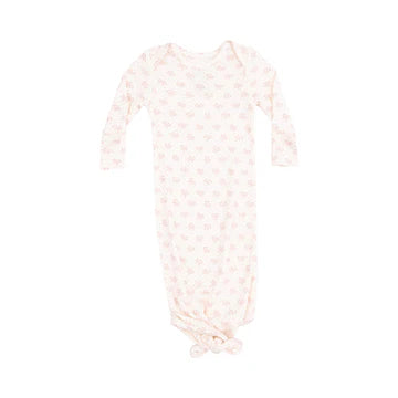 Vintage Mini Bows Knotted Gown  0-3 mos