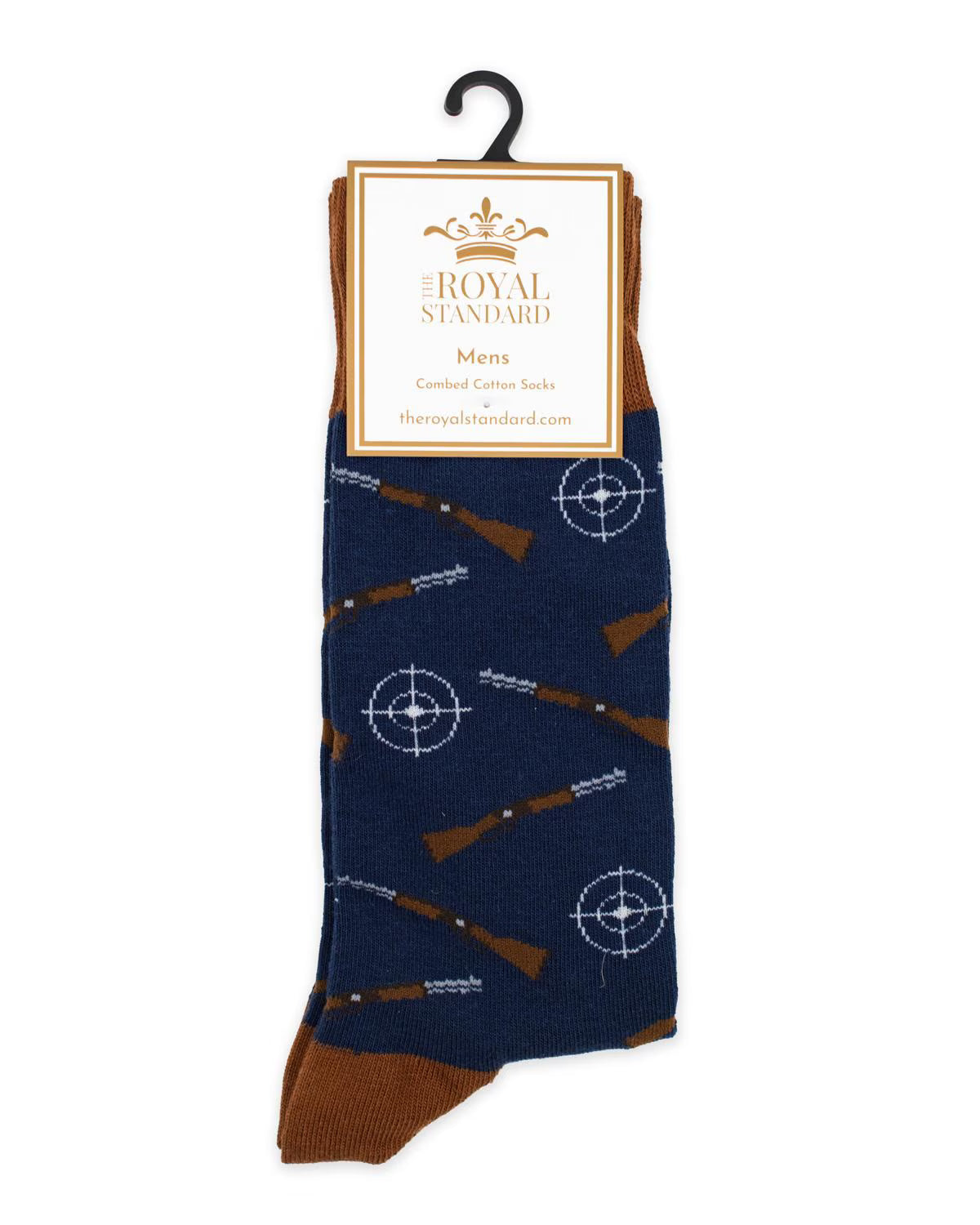 Men's Socks with Hunting Motif