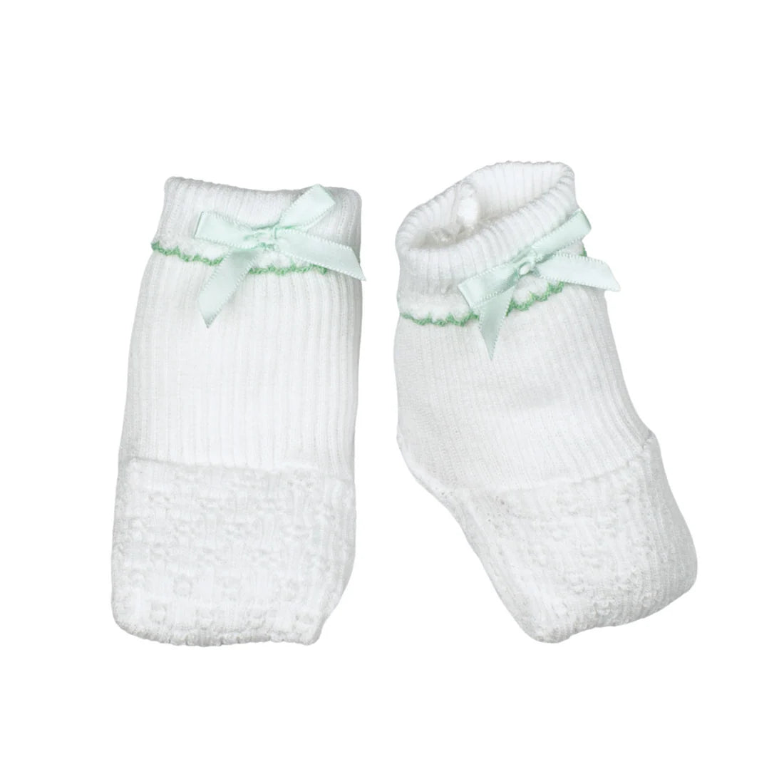 Paty Knit Booties with Bow