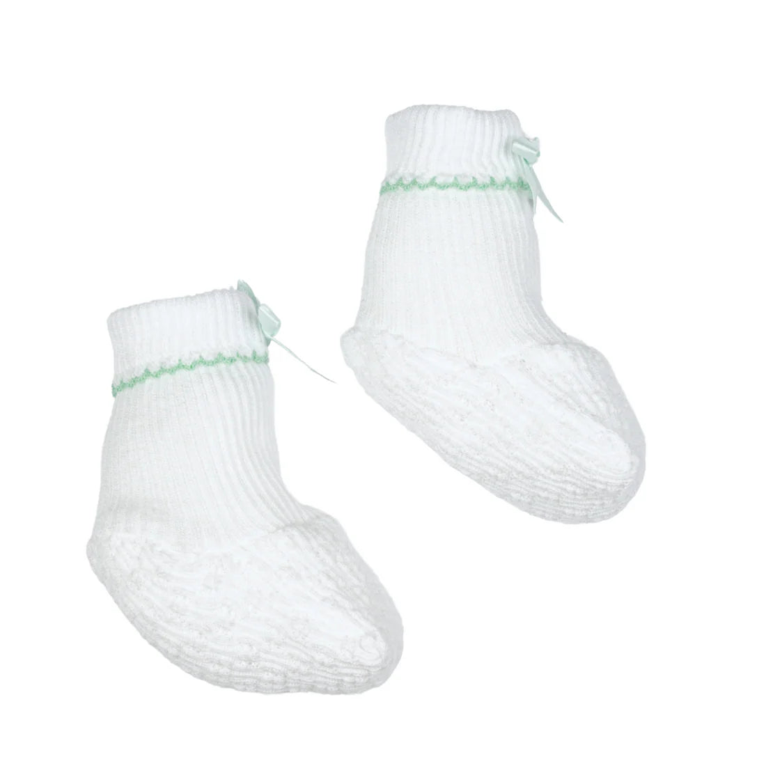 Paty Knit Booties with Bow