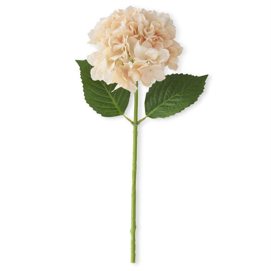 20 inch Light Yellow Real Touch Hydrangea Spray