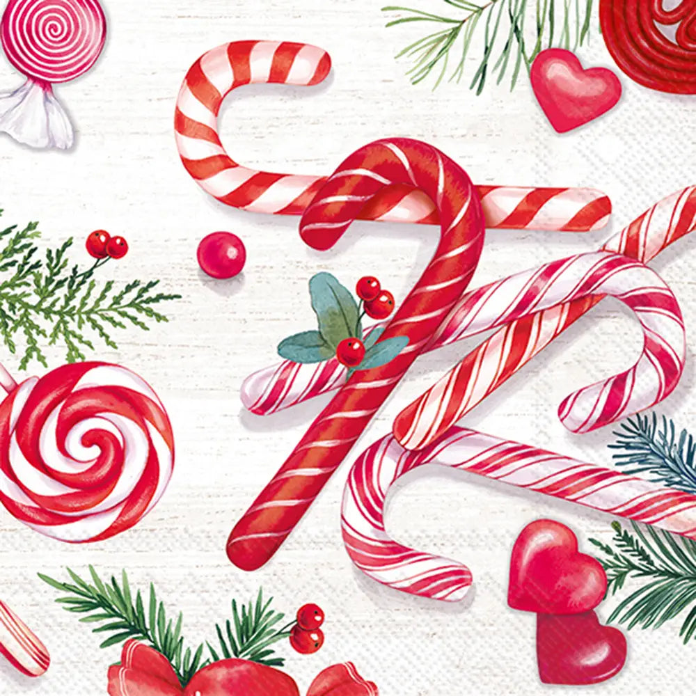 Candy Canes & Cocktail Napkins