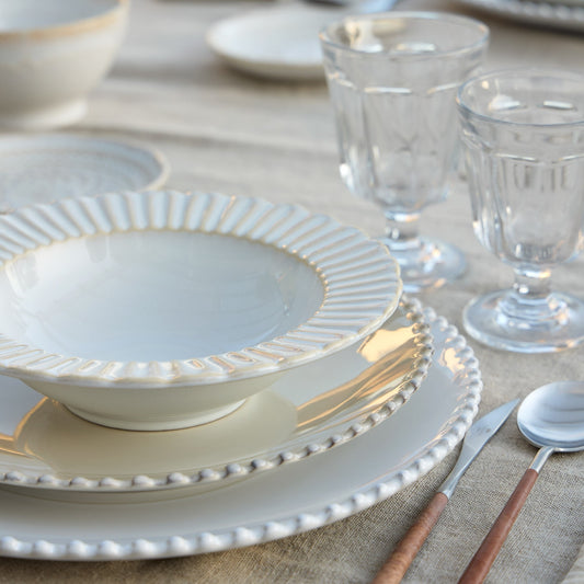 Costa Nova Cristal White Soup/Pasta Bowl