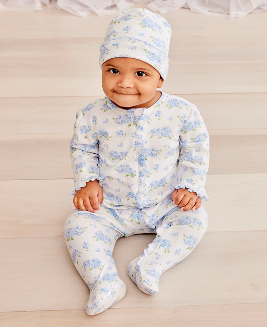 Kissy Kissy Footie w/Zip Light Blue