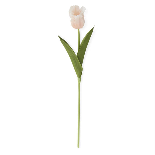 13 inch Light Peach Real Touch Tulip