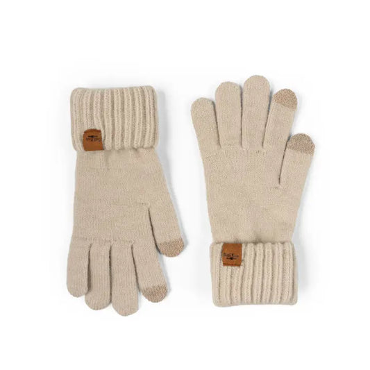 Super Soft Oat Color Gloves