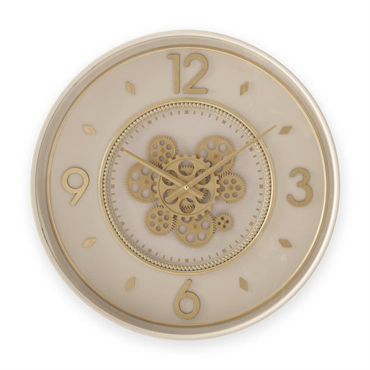 22 inch Cream Gear Clock