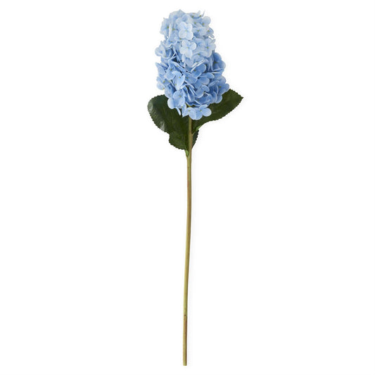 28 inch Blue Real Touch Cone Hydrangea Stem