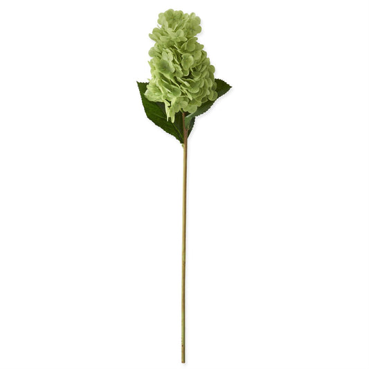 28 inch Green Real Touch Cone Hydrangea Stem