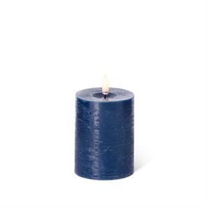 4 x 3 Navy Blue On/Off Flameless Candle