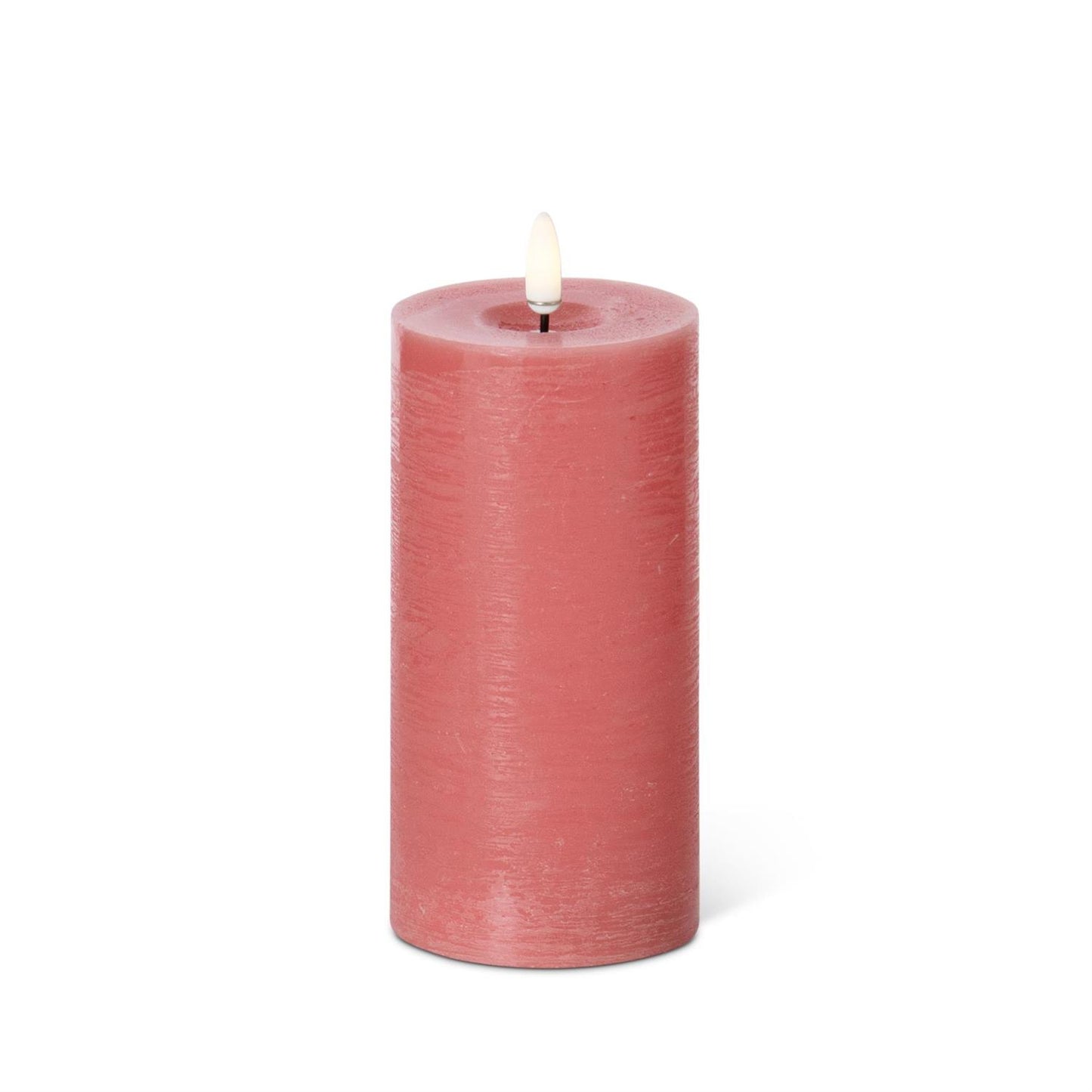 Pink On/Off Touch LED Pillar Candles - 3 inch Diameter