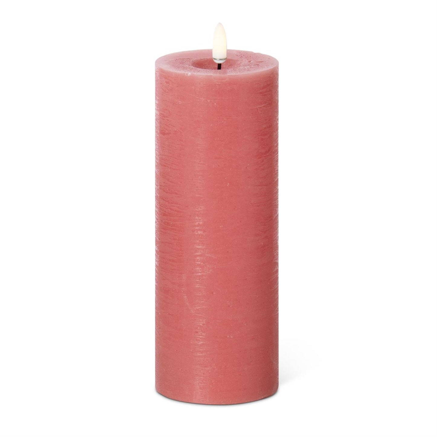 Pink On/Off Touch LED Pillar Candles - 3 inch Diameter