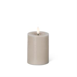 Taupe  o/Off Touch LED Pillar Candle