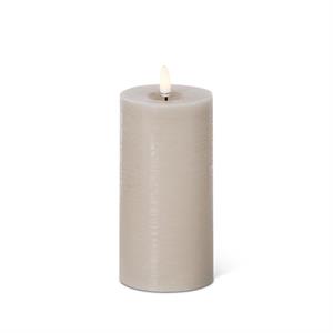 Taupe  o/Off Touch LED Pillar Candle