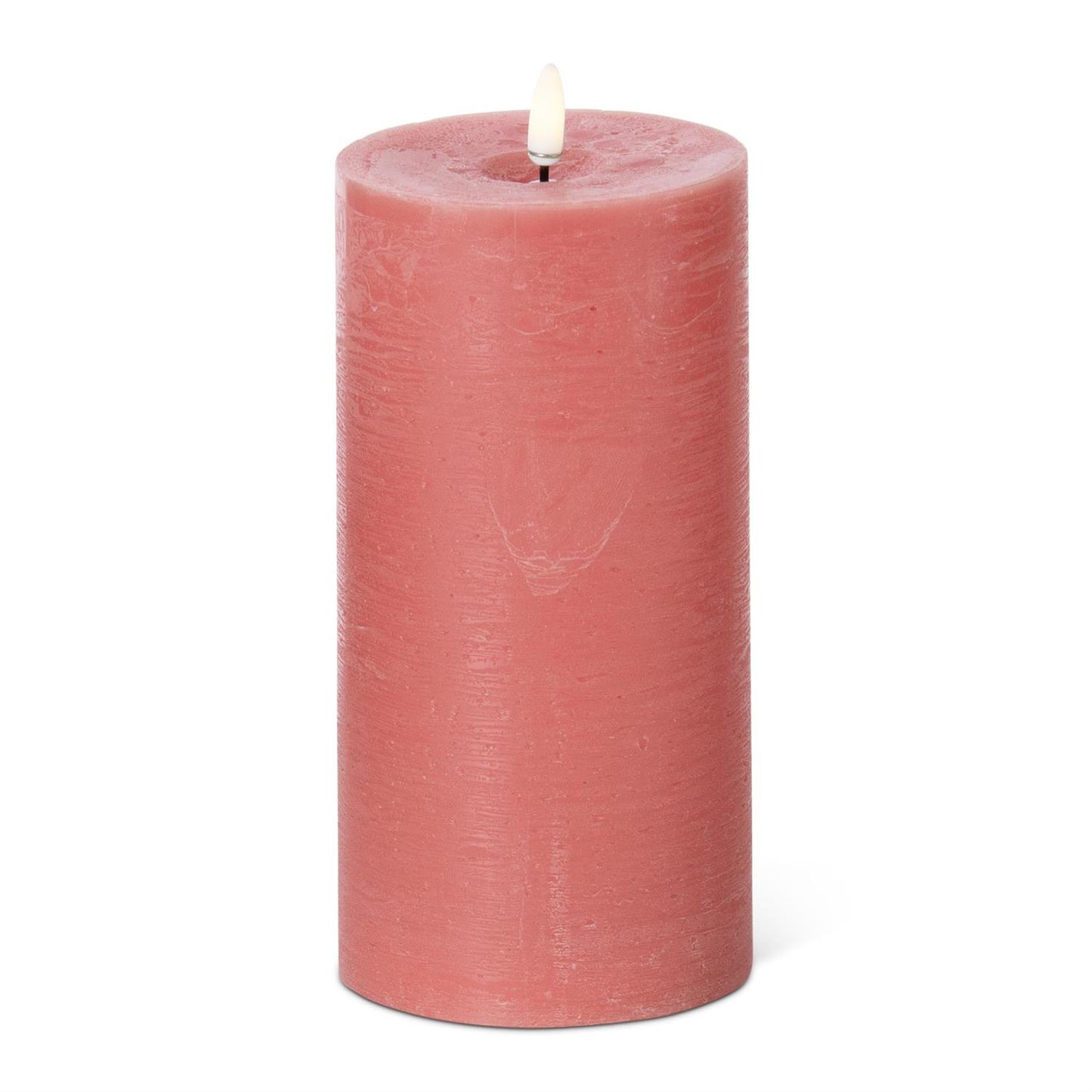 Pink ON/OFF Touch LED Pillar Candles w/Timers 4 inch Diameter
